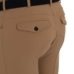Heren rijbroek slim fit met kniegreep Equestro Heren rijbroek slim fit met kniegreep Equestro