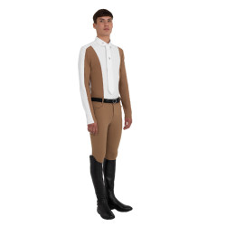 Heren rijbroek slim fit met kniegreep Equestro Heren rijbroek slim fit met kniegreep Equestro