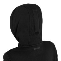 Dameshoodie met capuchon en ritssluiting Equestro dames Zwart / zwart