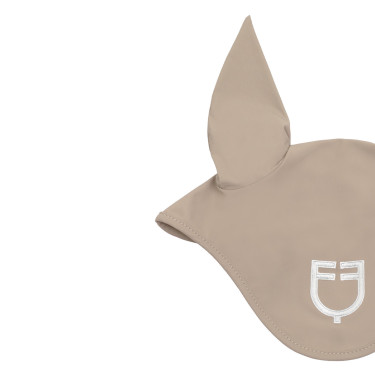 Oorennetje van technische stof met contrasterend Equestro-logo Oorennetje van technische stof met contrasterend Equestro-logo