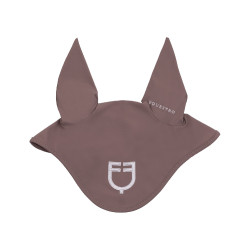 Oorennetje van technische stof met contrasterend Equestro-logo Gewei / gevilt violet