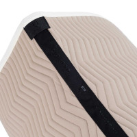 Dressuurzadeldek met golfstiksel Equestro Kasseisten / antiek wit