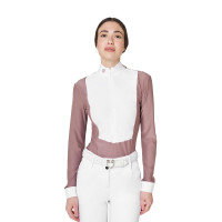 Dameswedstrijdpolo van wintertechnische stof Equestro dames