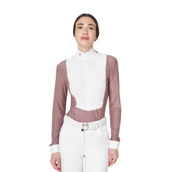 Dameswedstrijdpolo van wintertechnische stof Equestro dames