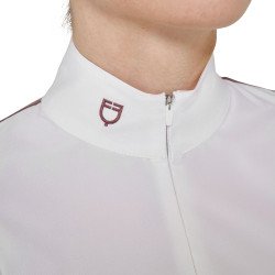 Dameswedstrijdpolo van wintertechnische stof Equestro dames