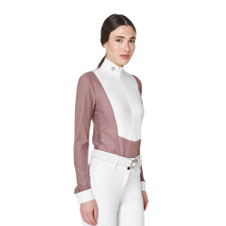 Dameswedstrijdpolo van wintertechnische stof Equestro dames