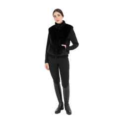 Dames bodywarmer van synthetische bont Equestro Dames bodywarmer van synthetische bont Equestro