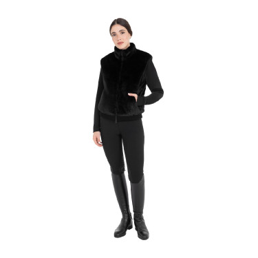 Dames bodywarmer van synthetische bont Equestro Dames bodywarmer van synthetische bont Equestro