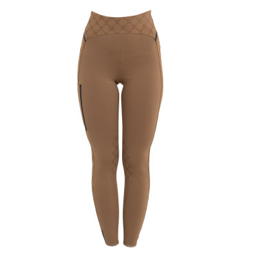 Dameslegging met hoge taille van technisch monogram Equestro-stof dames Dameslegging met hoge taille van technisch monogram Equestro-stof dames