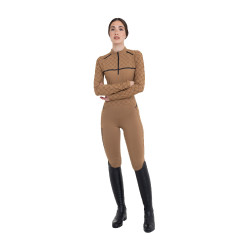 Dameslegging met hoge taille van technisch monogram Equestro-stof dames Dameslegging met hoge taille van technisch monogram Equestro-stof dames