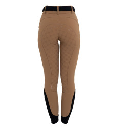 Damesbroek met hoge taille full grip monogram Equestro dames Damesbroek met hoge taille full grip monogram Equestro dames