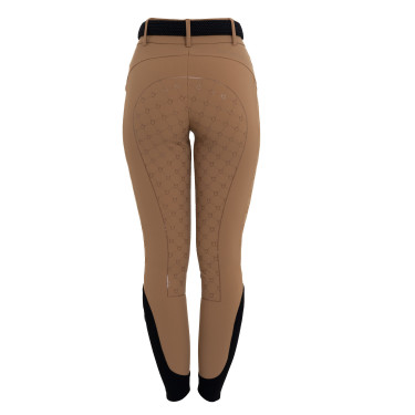 Damesbroek met hoge taille full grip monogram Equestro dames Damesbroek met hoge taille full grip monogram Equestro dames