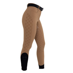 Damesbroek met hoge taille full grip monogram Equestro dames Damesbroek met hoge taille full grip monogram Equestro dames