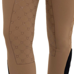 Damesbroek met hoge taille full grip monogram Equestro dames Damesbroek met hoge taille full grip monogram Equestro dames