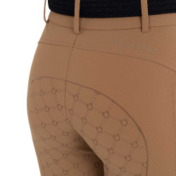 Damesbroek met hoge taille full grip monogram Equestro dames Damesbroek met hoge taille full grip monogram Equestro dames