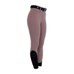Damesbroek full grip met hoge taille in bi-stretch technische stof Equestro dames Gewei Beige