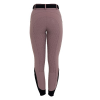 Damesbroek full grip met hoge taille in bi-stretch technische stof Equestro dames Gewei Beige