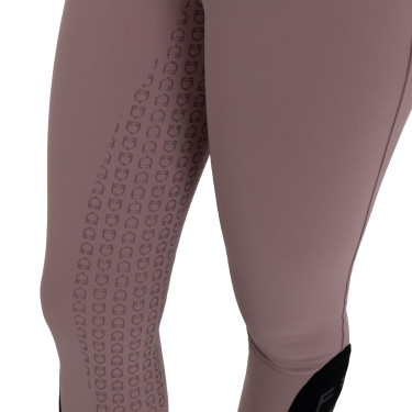 Damesbroek full grip met hoge taille in bi-stretch technische stof Equestro dames Gewei Beige