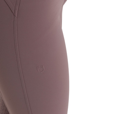 Damesbroek full grip met hoge taille in bi-stretch technische stof Equestro dames Gewei Beige