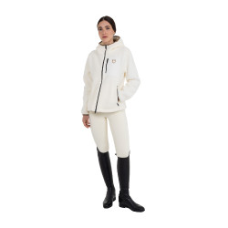 Dameshoodie van teddyfleece met capuchon en rits Equestro dames