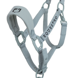 Technische halster met dubbele verstelling en rubber beklede gespen Equestro Technische halster met dubbele verstelling en rubber beklede gespen Equestro