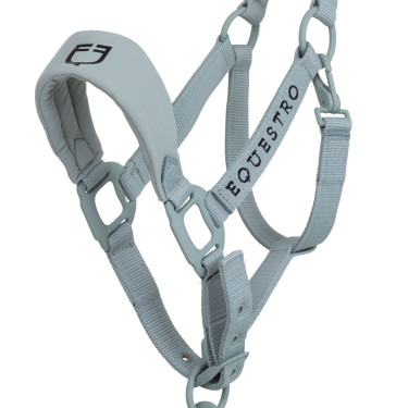 Technische halster met dubbele verstelling en rubber beklede gespen Equestro Technische halster met dubbele verstelling en rubber beklede gespen Equestro