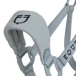 Technische halster met dubbele verstelling en rubber beklede gespen Equestro Technische halster met dubbele verstelling en rubber beklede gespen Equestro