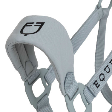 Technische halster met dubbele verstelling en rubber beklede gespen Equestro Technische halster met dubbele verstelling en rubber beklede gespen Equestro