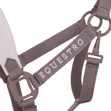 Technische halster met dubbele verstelling en rubber beklede gespen Equestro Gewei / gevilt violet Technische halster met dubbele verstelling en rubber beklede gespen Equestro Gewei / gevilt violet