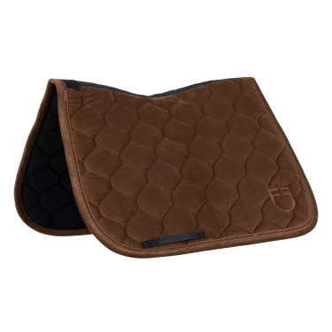 Dressuur zadeldekje met suède-effect met strass Equestro