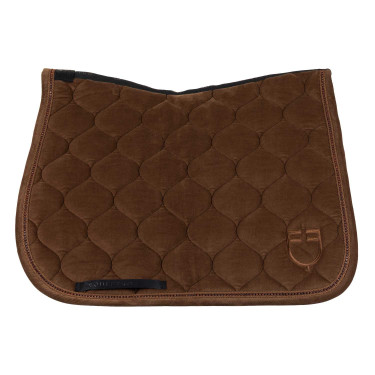 Dressuur zadeldekje met suède-effect met strass Equestro