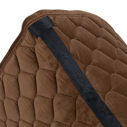 Dressuur zadeldekje met suède-effect met strass Equestro