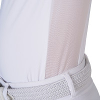 Wedstrijdpolo voor meisjes met micromesh-inzetten Equestro kinderen