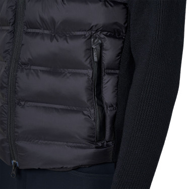 Heren donsjack met gebreide mouwen Equestro Heren donsjack met gebreide mouwen Equestro
