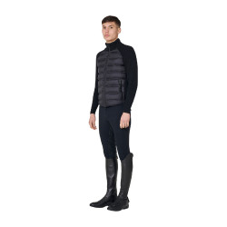 Heren donsjack met gebreide mouwen Equestro Heren donsjack met gebreide mouwen Equestro