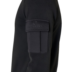 Herenfleece met hoge kraag van fleece met driekwart ritssluiting Equestro heren