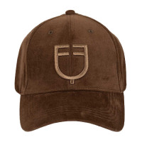 Unisex honkbalpet van fluweeleffect-stof Equestro