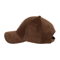 Unisex honkbalpet van fluweeleffect-stof Equestro