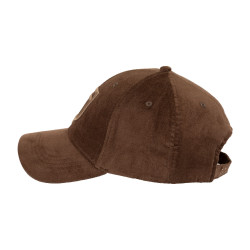 Unisex honkbalpet van fluweeleffect-stof Equestro