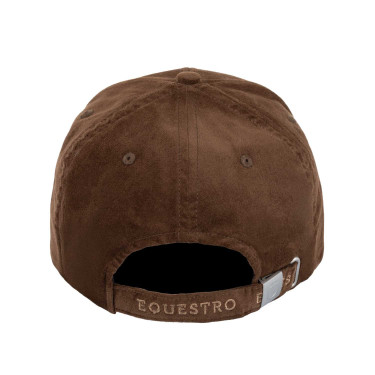 Unisex honkbalpet van fluweeleffect-stof Equestro