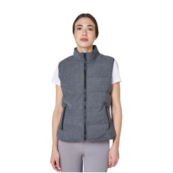 Dames bodywarmer gewatteerd in wol Equestro