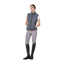 Dames bodywarmer gewatteerd in wol Equestro