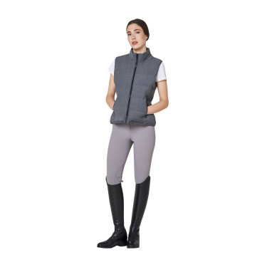 Dames bodywarmer gewatteerd in wol Equestro