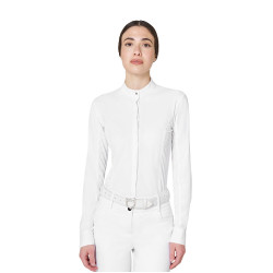 Dames wedstrijdpoloshirt met mesh-inzetten Equestro