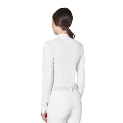 Dames wedstrijdpoloshirt met mesh-inzetten Equestro