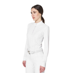 Dames wedstrijdpoloshirt met mesh-inzetten Equestro