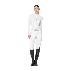 Dames wedstrijdpoloshirt met mesh-inzetten Equestro