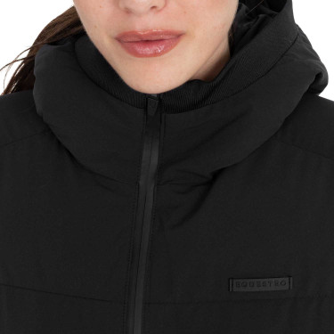Dames donsjacks met capuchon Equestro Zwart Dames donsjacks met capuchon Equestro Zwart