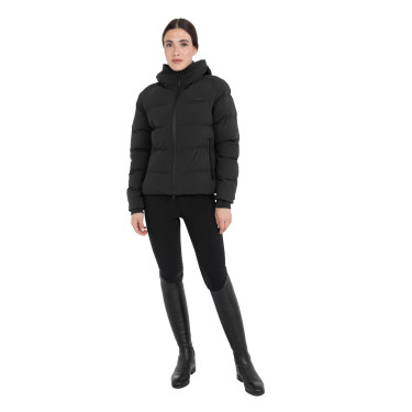 Dames donsjacks met capuchon Equestro Zwart Dames donsjacks met capuchon Equestro Zwart