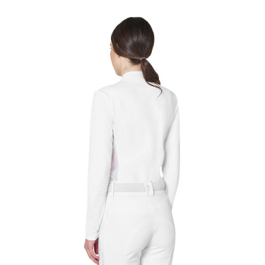Basic dameswedstrijdpolo met mesh-inzetstukken Equestro dames